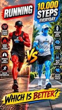 10,000 Steps vs 30-Min Run: Which Burns More Fat? 🔥 #shorts