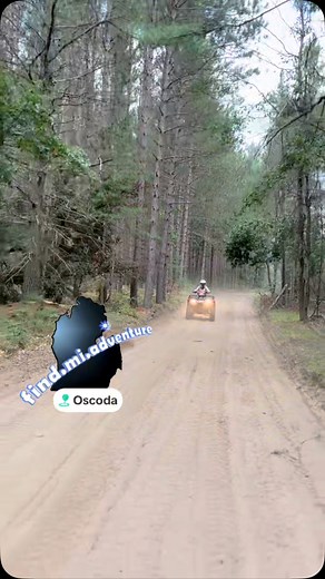 Have you seen the trails in Oscoda Township MI? #oscodamichigan #bestlife #atvadventure #trail #adventuretravel #goodvibesonly #naturetherapy #atvrental #weekendvibes #vacations | find.mi.adventure
