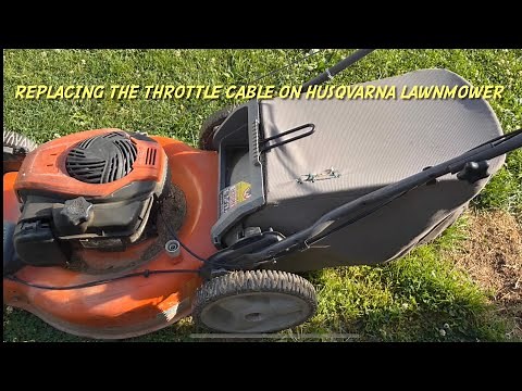 How to replace throttle cable on Husqvarna HU550FN lawnmower