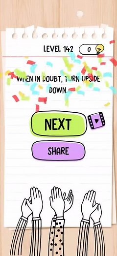 Brain Test Level 142 Walkthrough