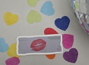 Duct Tape Kiss Sticker - Etsy