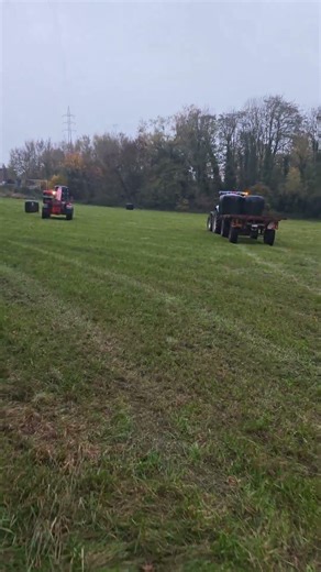 Chargement des balles Enrubannés