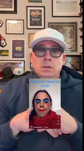 Essy on Instagram: "MAGA mocking excessive makeup? The projection is wild. #liberal #democrat"