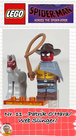 LEGO 71050 CMF Spider-Man. Nr. 11. Patrik O'Hara aka Web Slinger