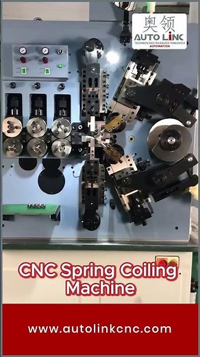 CNC Spring Coiling Machine in Action! ⚙️ Perfect Coils Every Time