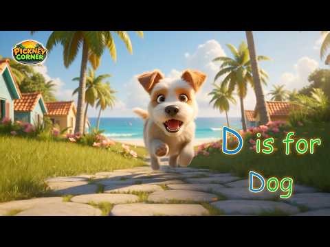 D is for Dog | The Letter D Song for Kids