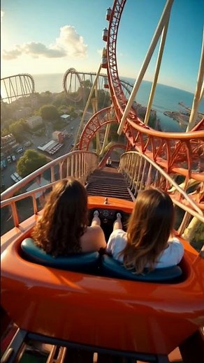 POV Extreme Roller Coaster We Ride a Thrilling Drop Ride