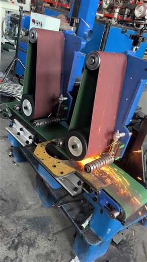 Deburring machine, scale cleaning #grinding # Deburring machine