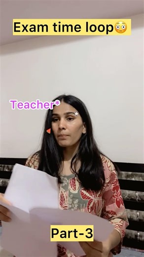 Exam time loop😳 part-3 #shorts