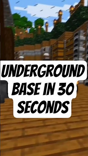 Minecraft: How To Build An Easy Underground Base #minecraft #minecraftbuilding