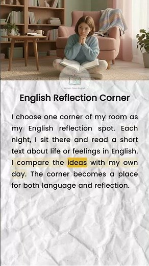 English Reflection Corner | English Speaking for Beginers