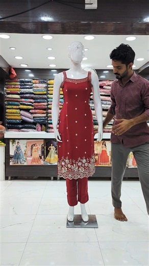 ✨💠♥️red salwar suit with beads work |designer salwar suit for party | #shorts #salwarsuit #outfit