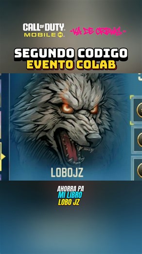 Segundo codigo del evento de colaboración con creadores en cod mobile va de crews #codmobile #codmobilememes #callofdutymobile #Videojuegos #codmobilelatinoamerica | Lobo Jz