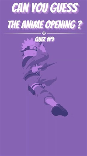 Can You Guess The Anime By Its Opening? 🎵 | Quiz #9