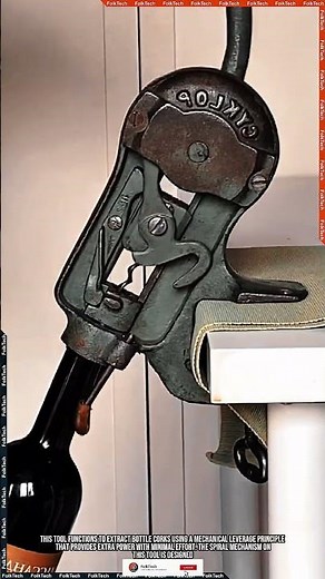 Lever Corkscrew Tool: Instant Mechanical Solution for Cork Removal #tool #tools #innovation