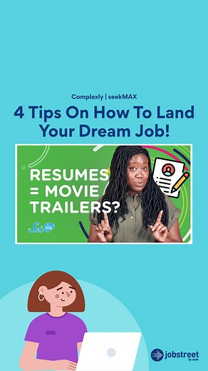 Here are 4 quick tips for job hunting success! Watch this all-new video as we break down what you should be doing to increase your success at landing your dream job. 🔗: https://bit.ly/3OBCyZf #JobstreetbySEEKSG | Jobstreet Singapore
