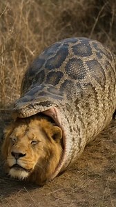 922K views · 4.2K reactions | Python Swallows Lion! パイソンがライオンを飲み込む！#python #lion #wildlife #nature #realistic | Video Animal | Facebook