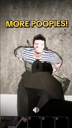 THE POOP MAN WILL HAUNT YOUR DREAMS FOREVER #shorts #scary #funny #gaming #streamer #game #gameplay