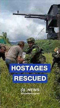 Colombian military frees 39 people kidnapped by guerrillas
