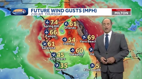 Hurricane Milton tracker: Latest path points to Florida landfall