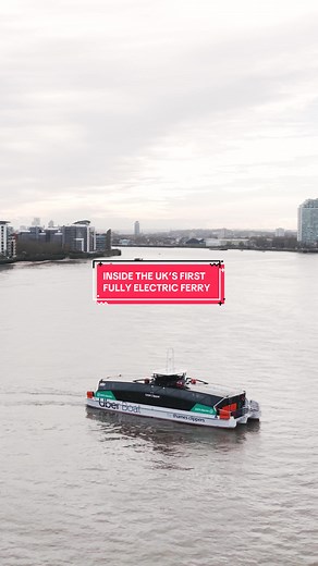 Explore London's First Fully Electric Ferry, The Orbit Clipper