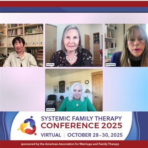 SFTC 2025 Highlight: A moment from the opening keynote panel with AAMFT Visionary Impact award recipients led by AAMFT’s past President, Silvia Kaminsky, MSEd #AAMFT #therapy #familytherapy #SFTC25 #mentalhealth #clinicians #therapist #counseling | American Association for Marriage and Family Therapy | Facebook