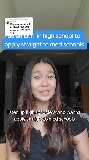 Replying to @mikemucculum How to become an EMT in high school Pt. 1 #bsmdprograms #bsmdprogram #bsmdadmissions #bsmdboosters #collegeapps #premedhighschool #highschool #premed #medschool #extracurricular #medicalschool #emt #emtstudent