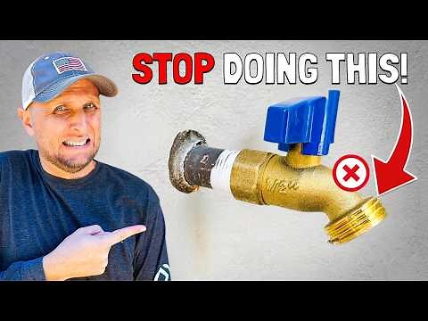 The CORRECT Way To Install An Outdoor Faucet Like The Pros!