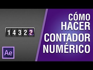 AFTER EFFECTS - How to Make a Number Counter #10