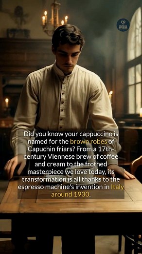 Discover the surprising origins of the cappuccino, a drink with roots in 17th-century Vienna before becoming an Italian icon. #coffeehistory #didyouknow #historyfacts #worldhistory | Jessica Taylor Mom Life