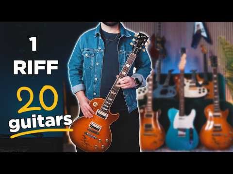 1 RIFF on 20 GUITARS (Cheap to MEGA Expensive)