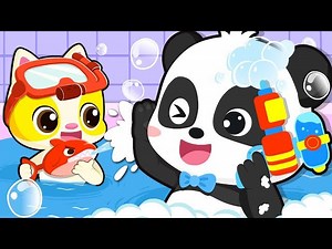 Bath Song | Baby Bath Time | Nursery Rhymes | Kids Songs | Kids Cartoon | Baby Videos | BabyBus - Videos For Kids