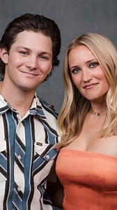 1.4M views · 13K reactions | "Georgie & Mandy's First Wedding" stars Montana Jordan and Emily Osment say when young twin girls aren't available to play their on-screen daughter, a "scary" and "extremely expensive animatronic baby" is used instead. | AP | Facebook