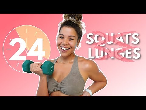 24 MIN STRENGTH & CORE DUMBBELL HIIT WORKOUT [KNEE FRIENDLY]