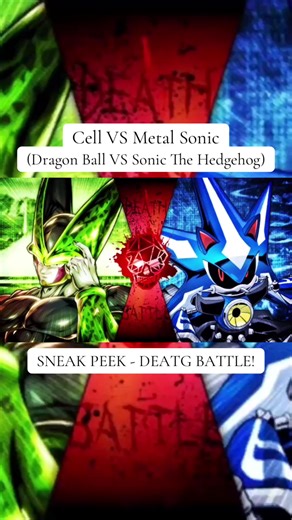 Cell VS Metal Sonic (Dragon Ball VS Sonic The Hedgehog) Sneak Peek - March 8 🤯🤯🤯| DEATH BATTLE! #cell #metalsonic #dragonball #sonicthehedgehog #deathbattle