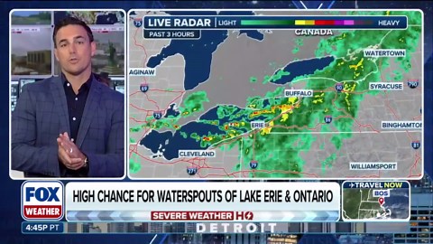 Dozens of waterspouts sighted over the Great Lakes this week