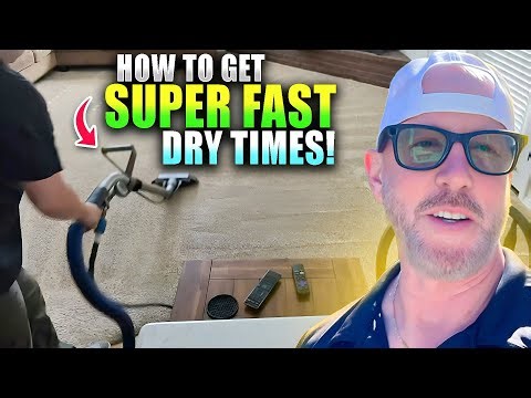 Speed Up Carpet Dry Time FAST! Carpet Cleaning Training