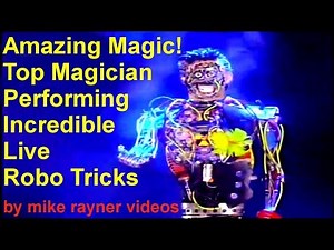 Amazing Magic Tricks! Talented Magician Illusionist! Live Performance! Best Robot Magic! 2018!