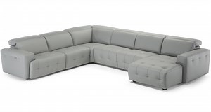 C157 Intenso Leather Sectional • Natuzzi Editions Texas Leather Interiors
