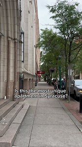 Located inside a former masonic temple, I think this is the most unique apartment in Syracuse. The building it sits in was constructed in 1915 and designed by Edwin H. Gaggin and Thomas Walker Gaggin, graduates of Syracuse University’s School of Architecture. After serving as a temple for nearly 70 years, the building was purchased by the Metropolitan School of the Arts in 1985. In 2019, the building along with two adjacent properties were purchased and combined to produce 111 apartment units - 