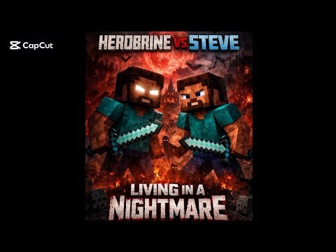 Living in a nightmare Herobrine vs Steve on Minecraft animation