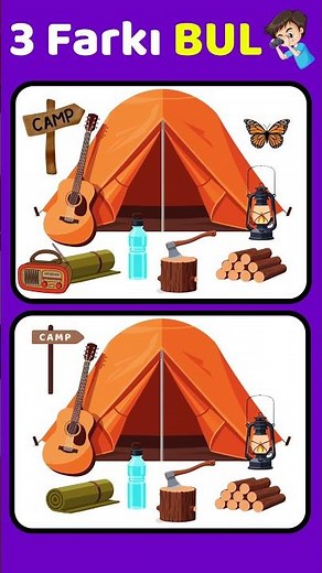 3 FARKI BUL💯💯❤️Fark Bulmaca| Farklı Olanı Bul| Bulmaca #bilbakalım #bulmaca#farkıbul