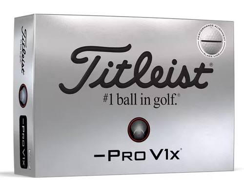 Titleist Pro V1x Left Dash Enhanced Alignment Golf Balls