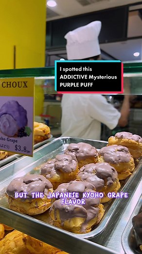 I spotted these mysterious purple puffs, that are sooo addictive #fyp #comfortfood #comfortchomper #grape #kyohogrape #puff #creampuff #sgfoodie #singapore #singaporefoodie #singaporetrending #desserts #dessertshop #japanesefood #japanesedessert