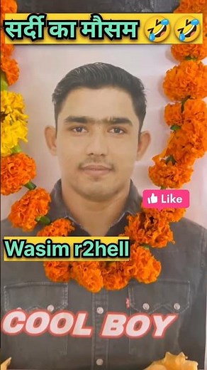Wasim r2hell सर्दी का मौसम fanny video 😆 r2hell || #shorts #wasimahmed
