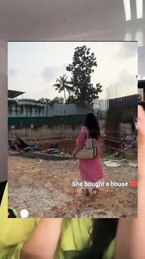 Slowly Revealing 😉❤️#ahaanakrishna #nimishravi #futureplans #home #building