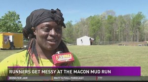 Runners endure a messy Mud Run