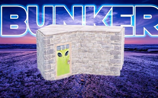 Rust: 1X2旋转楼梯bunker基地设计建筑教学