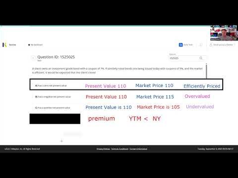Net Present Value - Series 65 and Series 66 Exam