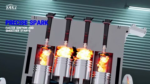 UF670 Ignition Coil & LTR6BHX Double Iridium Spark Plug for Ford Focus Edge Escape Explorer Fusion Mustang Taurus EcoSport/Jaguar F-Pace XE XF/Lincoln MKC MKT MKZ/Land Rover LR2 Replace# DG546 5C1873